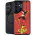 DC Comics The Flash Classic Action Pose Art Galaxy S25 Kickstand Case